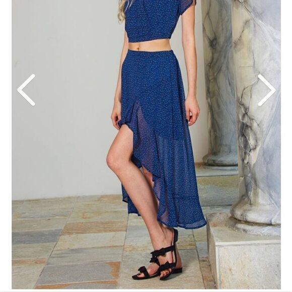 EMMER & OAT polka dot midi Skirt size medium NWT - Picture 3 of 8